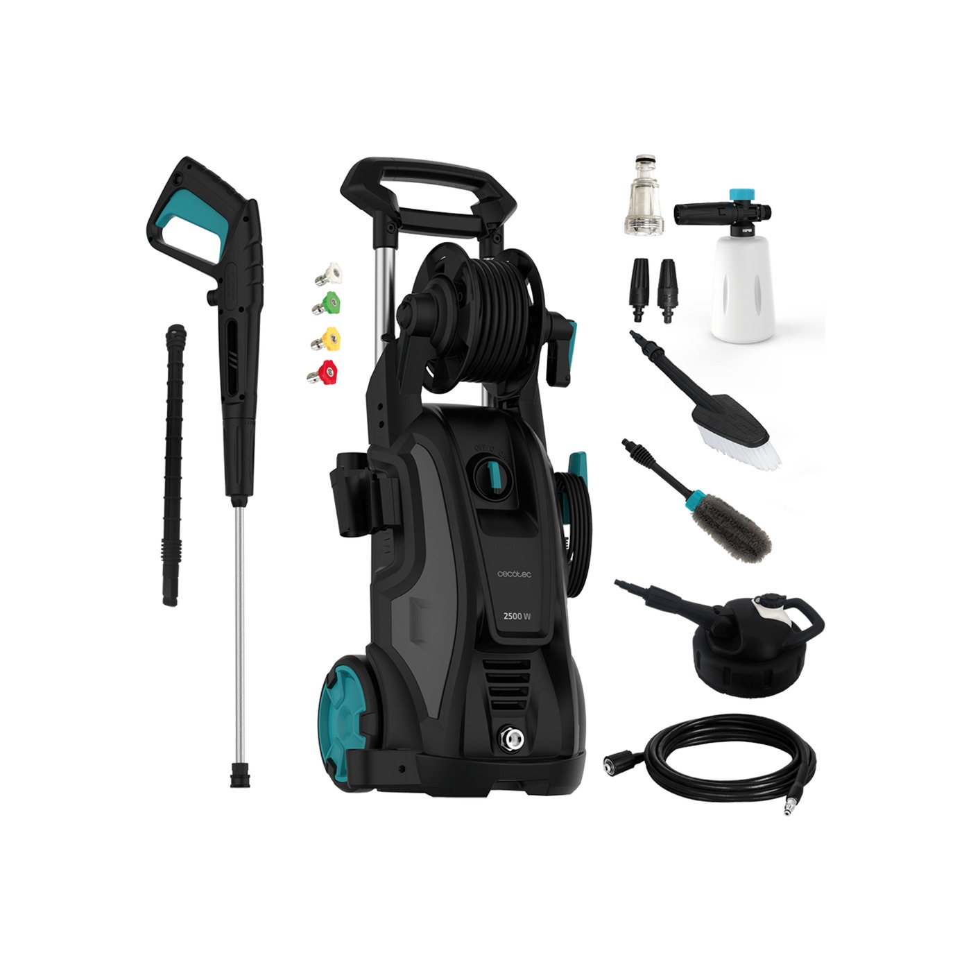 Cecotec HydroBoost 2500 Home&Car · Hidrolimpiadora doméstica de 195 bar